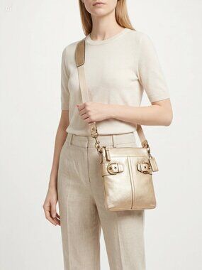 COACH Vintage Y2K Metallic Crossbody Bag‎